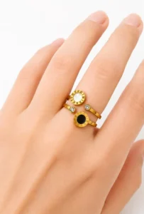 Elegant Duo Ring