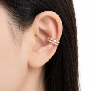 Gold Crystal Cuff