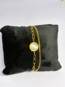 Lunar Glow Layered Bracelet
