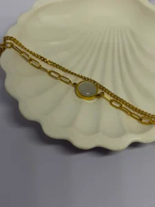 Lunar Glow Layered Bracelet